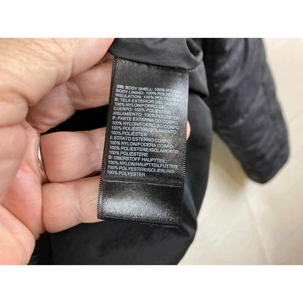 The North Face Thermoball Eco Jacket Mens Small Black Quilted Puffer Gorpcore